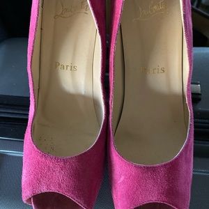 Beautiful suede Christian Louboutin